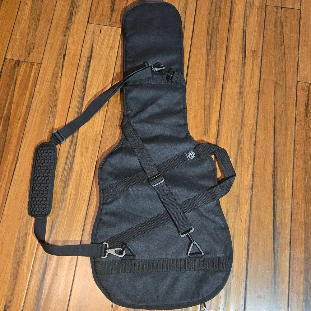 Kaces KCB Products Acoustic Guitar Gig Bag Soft Case Black Padded 41 Length‎